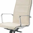 scaun de birou direcțională cowhide de flori de tip Agata Viadurini