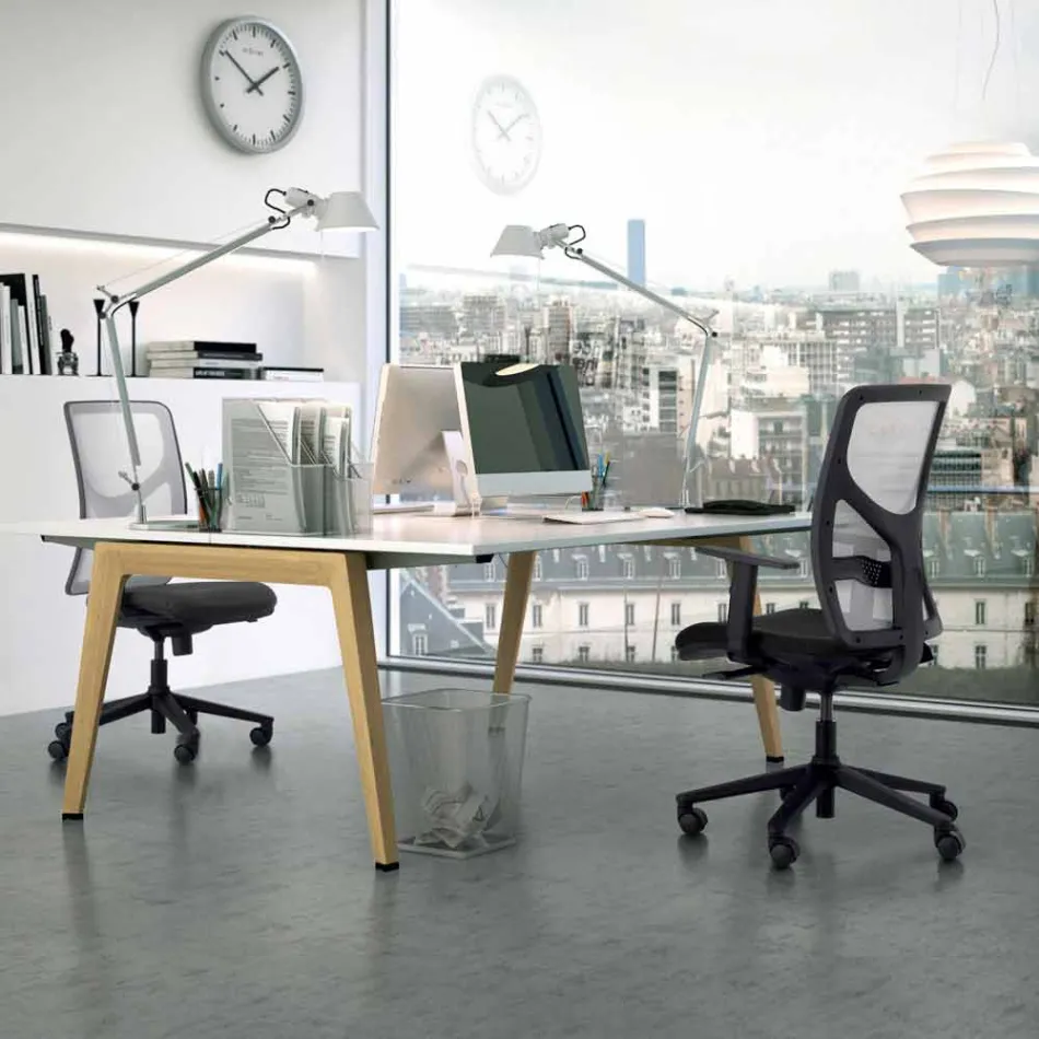 Executive fotoliu de birou din spatele biroului din Italia Amelie Viadurini