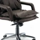 Modern executiv imitație de piele scaun de birou Gemma Viadurini