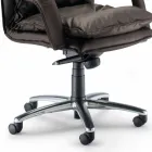 Modern executiv imitație de piele scaun de birou Gemma Viadurini