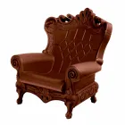 Colour elegant fotoliu Slide Queen Of Love polietilena făcut în Italia Viadurini