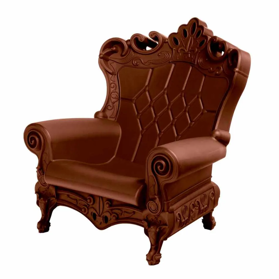 Colour elegant fotoliu Slide Queen Of Love polietilena făcut în Italia Viadurini