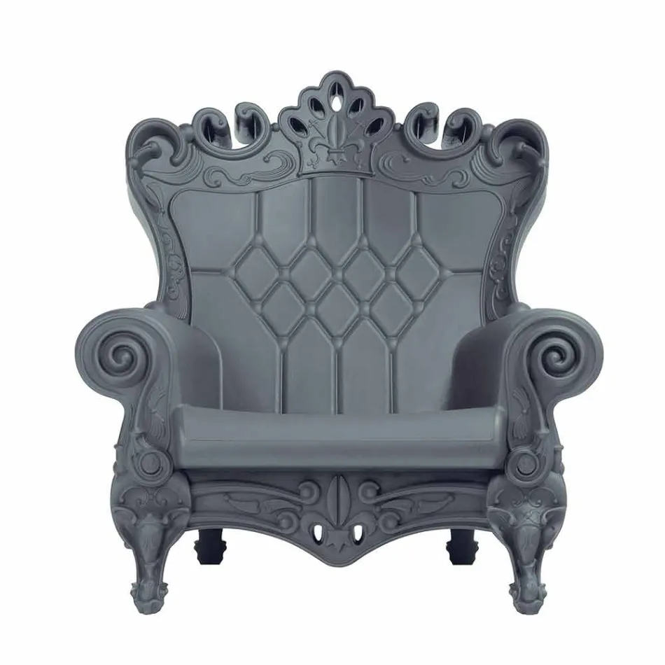 Colour elegant fotoliu Slide Queen Of Love polietilena făcut în Italia Viadurini