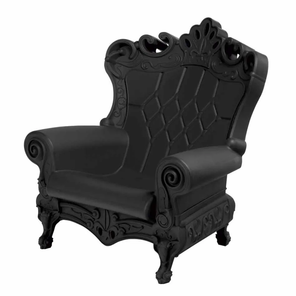 Colour elegant fotoliu Slide Queen Of Love polietilena făcut în Italia Viadurini