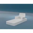 Plutitoare fotoliu Trona de design alb de lux, realizate în Italia Viadurini