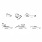 Plutitoare fotoliu Trona de design alb de lux, realizate în Italia Viadurini