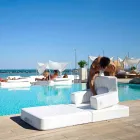 Plutitoare fotoliu Trona de design alb de lux, realizate în Italia Viadurini