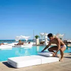 Plutitoare fotoliu Trona de design alb de lux, realizate în Italia Viadurini