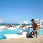 Plutitoare fotoliu Trona de design alb de lux, realizate în Italia Viadurini