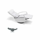 Fotoliu pivotant cu 2 motoare, modern, fabricat în Italia Cassia Viadurini