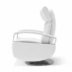 Fotoliu pivotant cu 2 motoare, modern, fabricat în Italia Cassia Viadurini