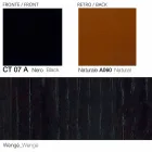 Fotoliu pivotant din piele cu bază din lemn Fabricat în Italia - Fluture Viadurini