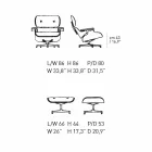 Fotoliu pivotant acoperit din piele cu suport pentru picioare Made in Italy - Maestrale Viadurini