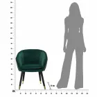 Fotoliu tapițat din lemn și țesături de design modern - Maddy Viadurini