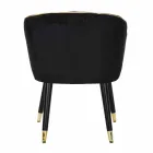 Fotoliu tapițat din lemn și țesături de design modern - Maddy Viadurini