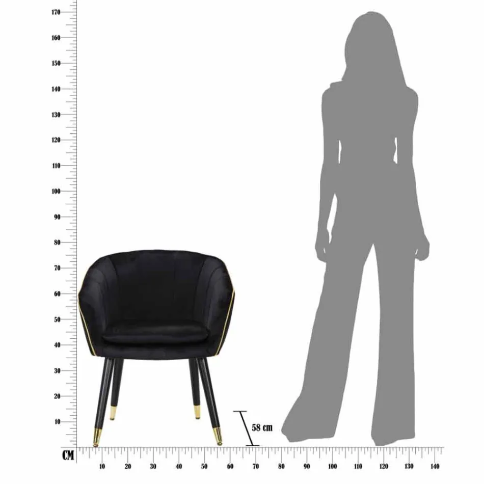 Fotoliu tapițat din lemn și țesături de design modern - Maddy Viadurini