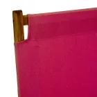 Fotoliu din lemn de salcâm și țesătură din amestec de bumbac/poliester - Bottega Viadurini