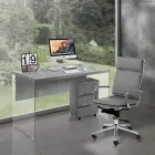 Fotoliu din Piele Sintetica in 3 Finisaje Diferite - Neon Viadurini