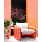 Scaun Lounge cu perne impermeabile, pentru exterior - Mara Slide Viadurini