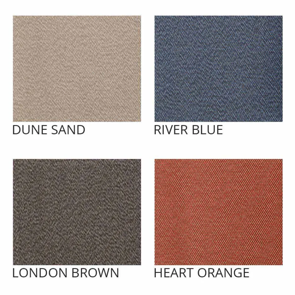 Scaun Lounge cu perne impermeabile, pentru exterior - Mara Slide Viadurini