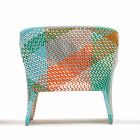 Fotoliu tapițat Lounge în aer liber, din fibră sintetică - Maat by Varaschin Viadurini