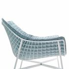 Varaschin Grădină moderna de gradina Lounge scaun din oțel Viadurini
