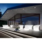 Fotoliu Iluminat Exterior din Polietilena cu Lumina LED Made in Italy - Conda Viadurini