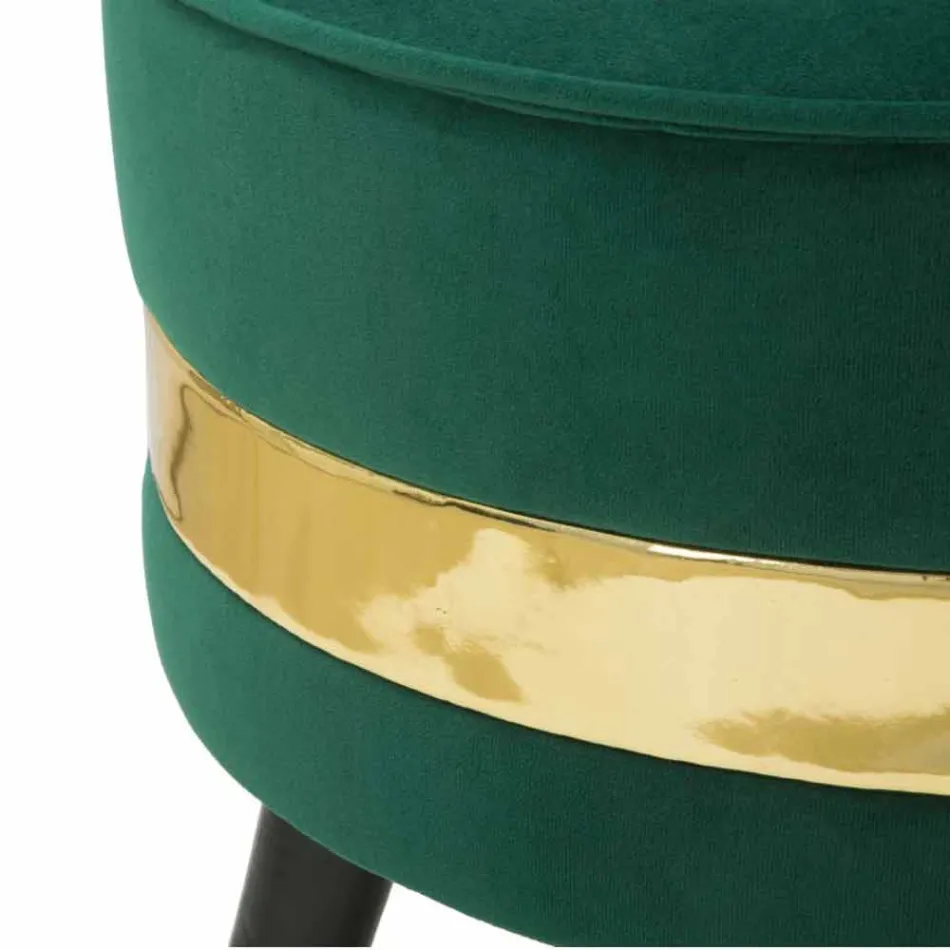 Mini fotoliu colorat de design modern din lemn și țesătură - Koah Viadurini