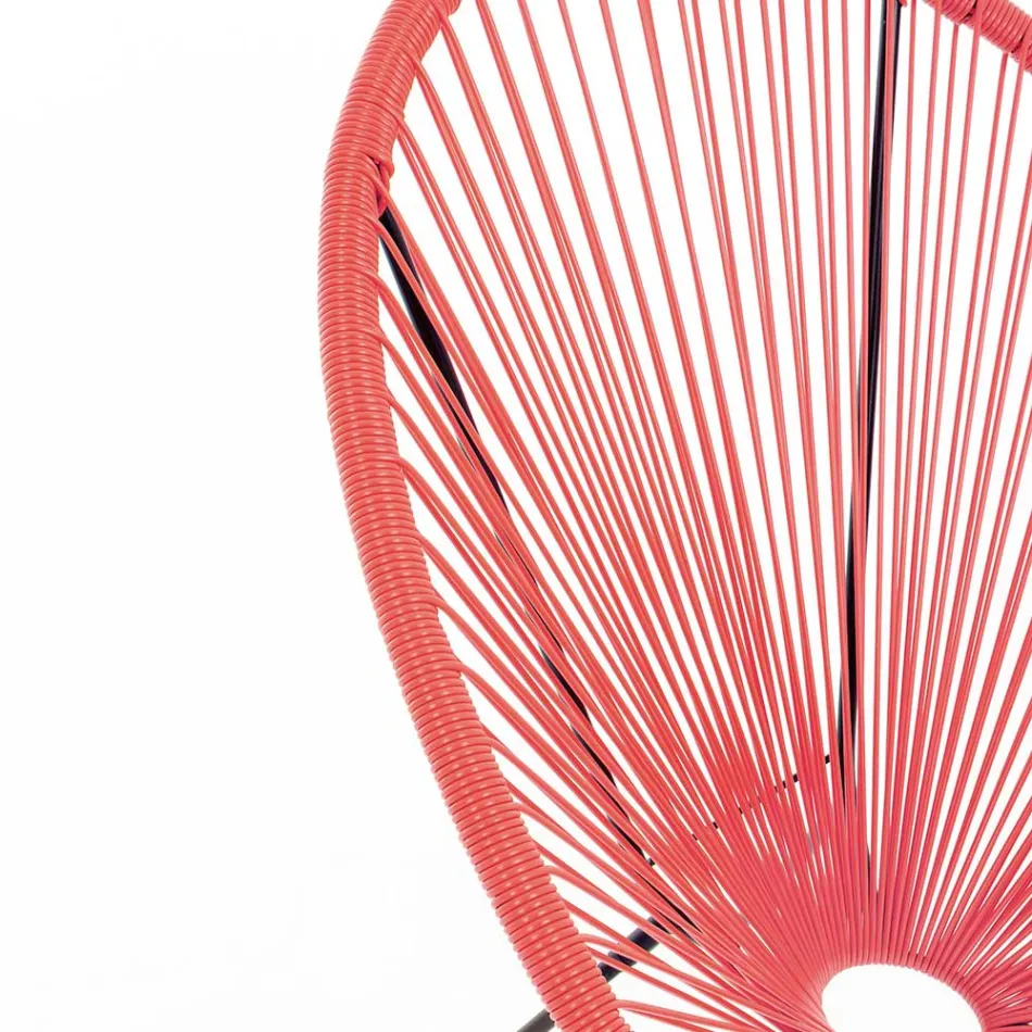 Fotoliu Design Modern pentru Exterior din Otel Vopsit - Spumolizia Viadurini