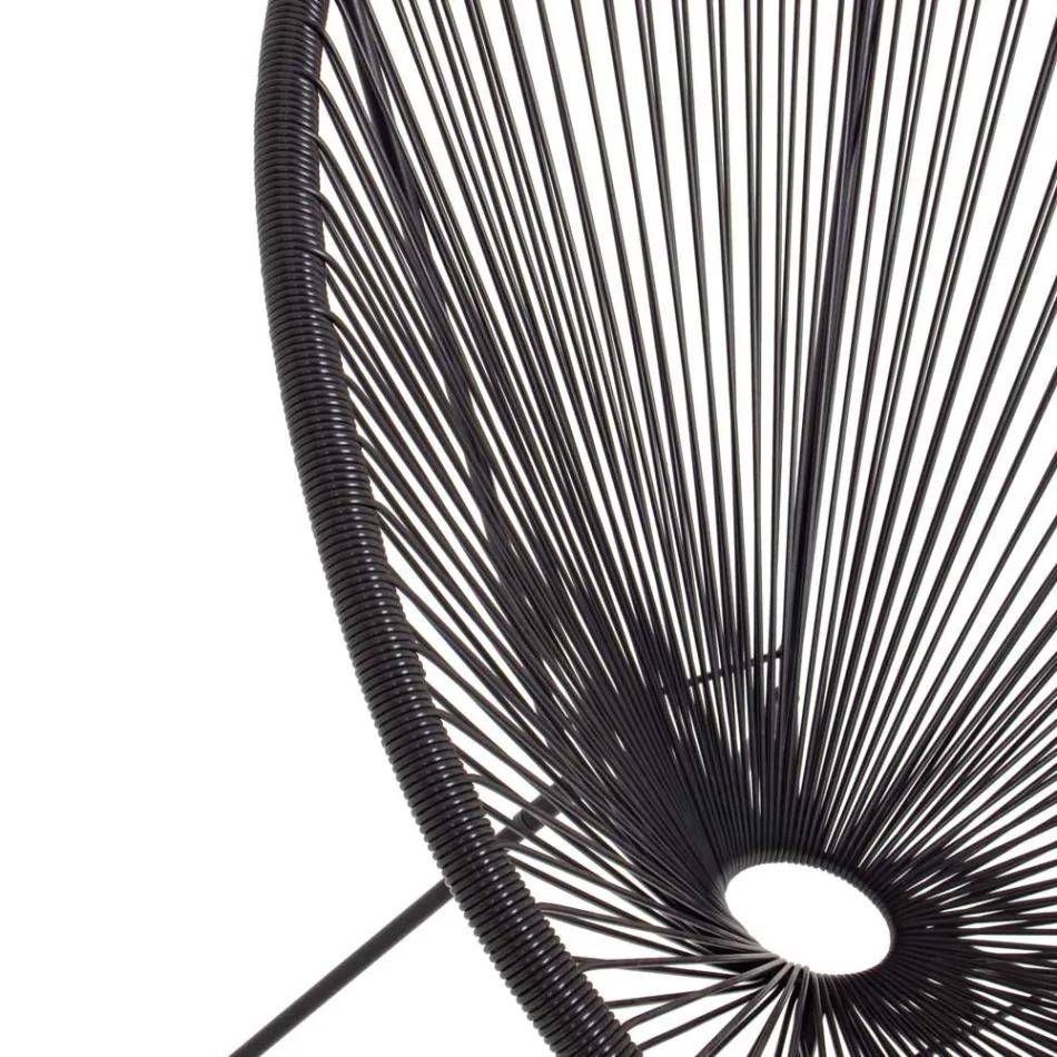 Fotoliu Design Modern pentru Exterior din Otel Vopsit - Spumolizia Viadurini