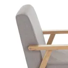 Fotoliu din lemn masiv de pin - Xenon Viadurini