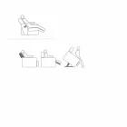 Fotoliu relaxant de design Rose cu 2 motoare, fabricat în Italia Viadurini