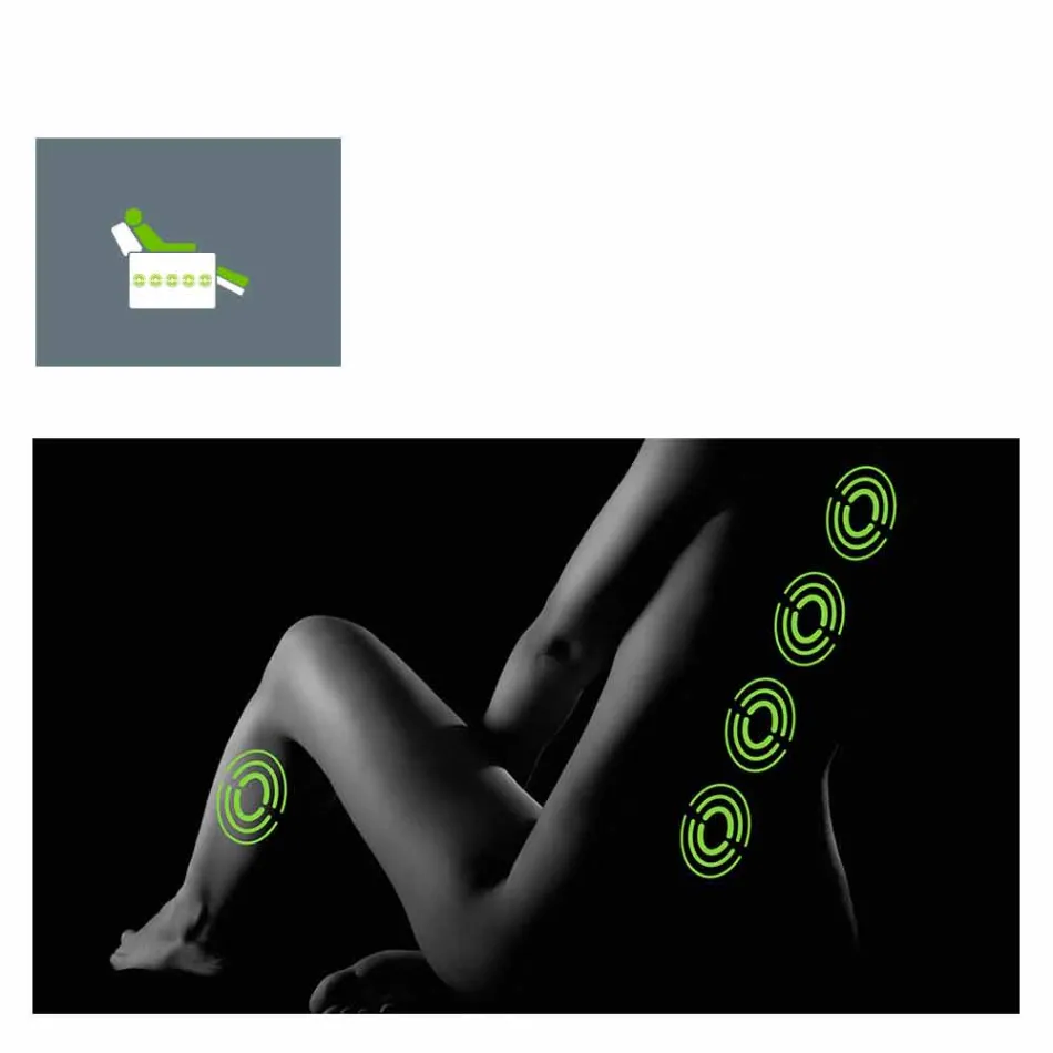 Fotoliu relaxant de design Via Firenze 2 motoare Viadurini