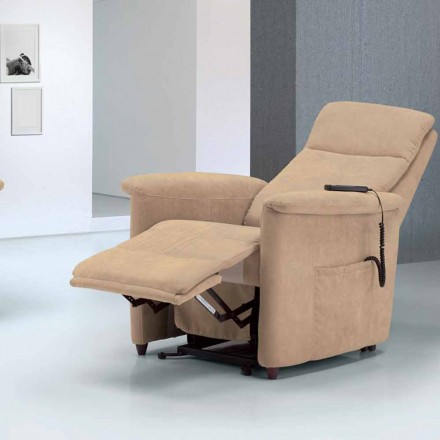 Relaxează scaunul alzapersona design Via Firenze 2 motoare Viadurini