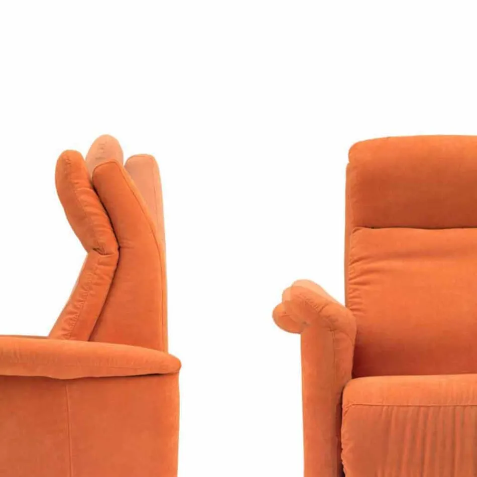 Relaxează scaunul alzapersona design Via Firenze 2 motoare Viadurini