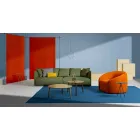 Fotoliu Relax Design modern Fabricat în Italia în țesătură colorată - Baloo Viadurini