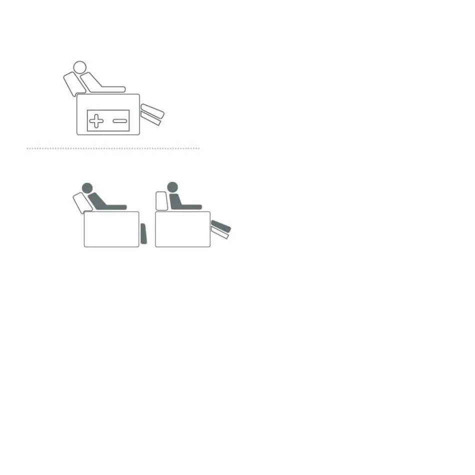 Fotoliu relaxant rotativ motorizat cu 2 motoare fabricat în Italia design Bao Viadurini