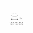 Fotoliu living acoperit din piele cu picioare din lemn Made in Italy - Pegolo Viadurini