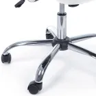 Scaun de birou Cotiere si tetiere din otel si plasa - Cerreto Viadurini