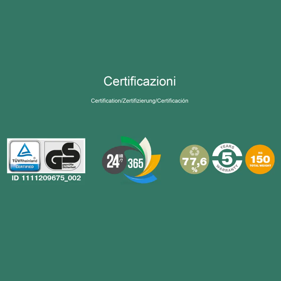 Fotoliu de birou cu design ergonomic pivotant, cu cotiere și tetieră - Romolo Viadurini