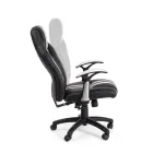 Fotoliu de birou pivotant rabatabil din piele ecologica si nailon 2 culori - Saronno Viadurini