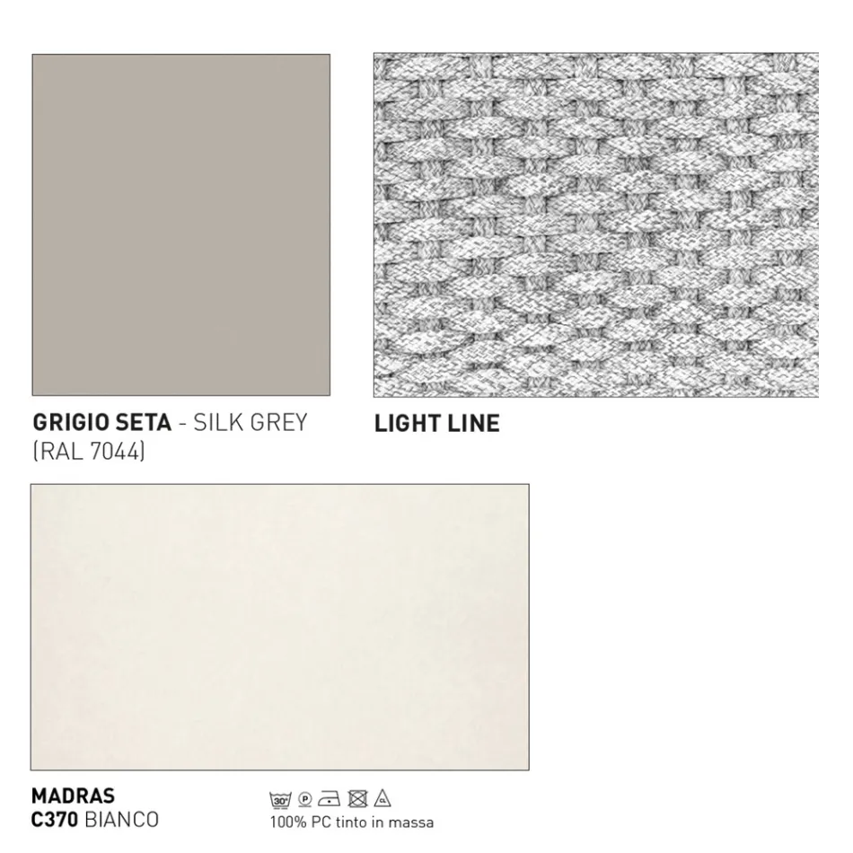 Fotoliu de exterior cu perna de scaun Made in Italy - Noss by Varaschin Viadurini