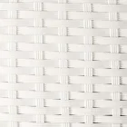 Scaun de exterior stivuibil din aluminiu acoperit cu rachita - Bruma Viadurini