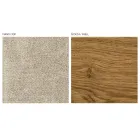 Fotoliu de sufragerie din stofa si lemn masiv Made in Italy - Jordi Viadurini