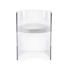 Fotoliu elegant din plexiglas transparent, fabricat în Italia - Rachele Viadurini
