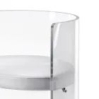 Fotoliu elegant din plexiglas transparent, fabricat în Italia - Rachele Viadurini