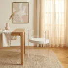 Fotoliu elegant din plexiglas transparent, fabricat în Italia - Rachele Viadurini
