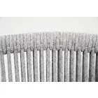 Fotoliu de grădină stivuibil din aluminiu și țesătură - inteligent de Varaschin Viadurini