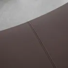 Fotoliu metalic si scaun din piele ecologica Made in Italy - Mint Viadurini