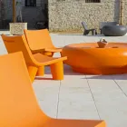 Scaun de design cu design redus Low Lita color produs în Italia Viadurini